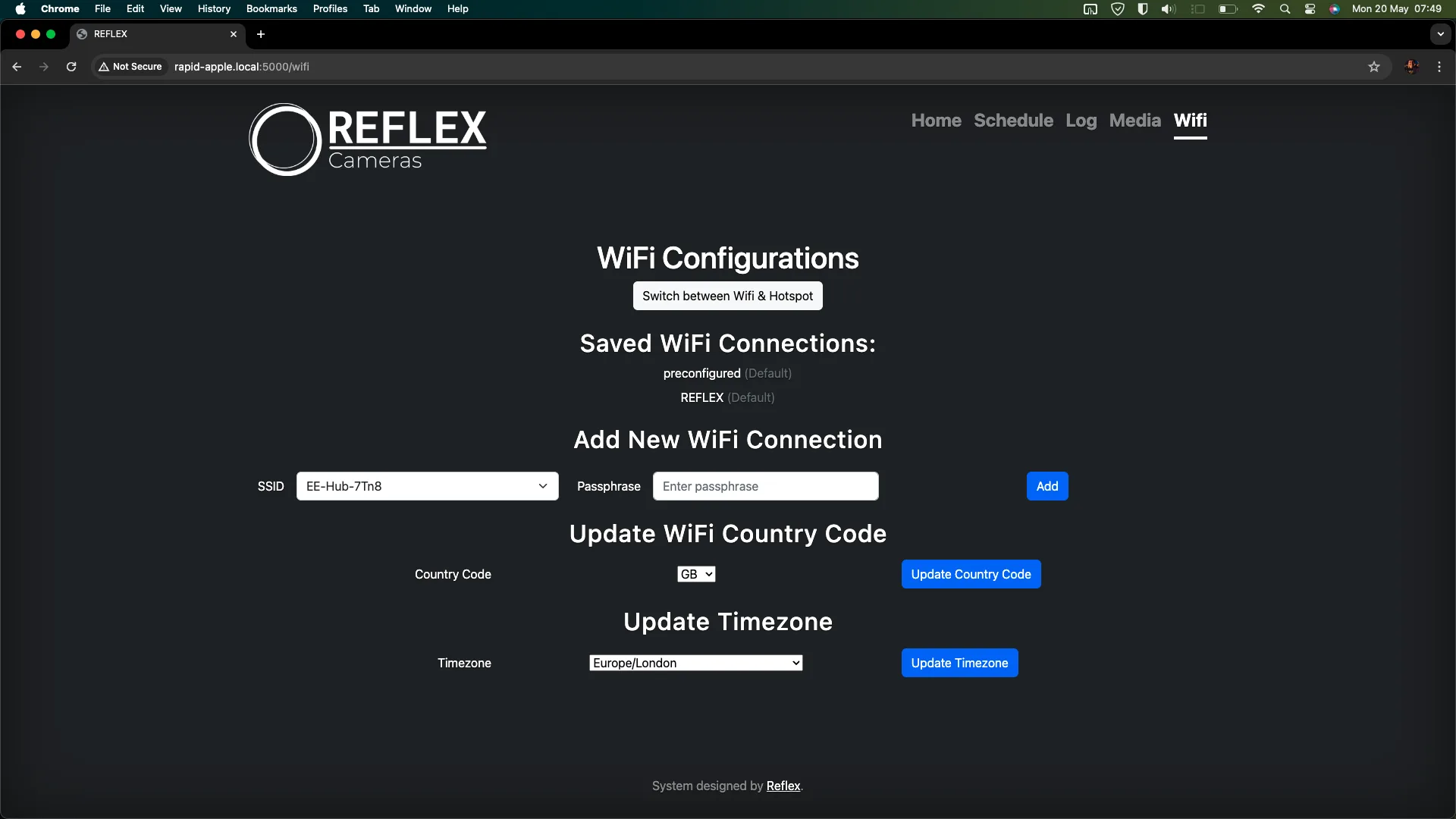 WiFi Page