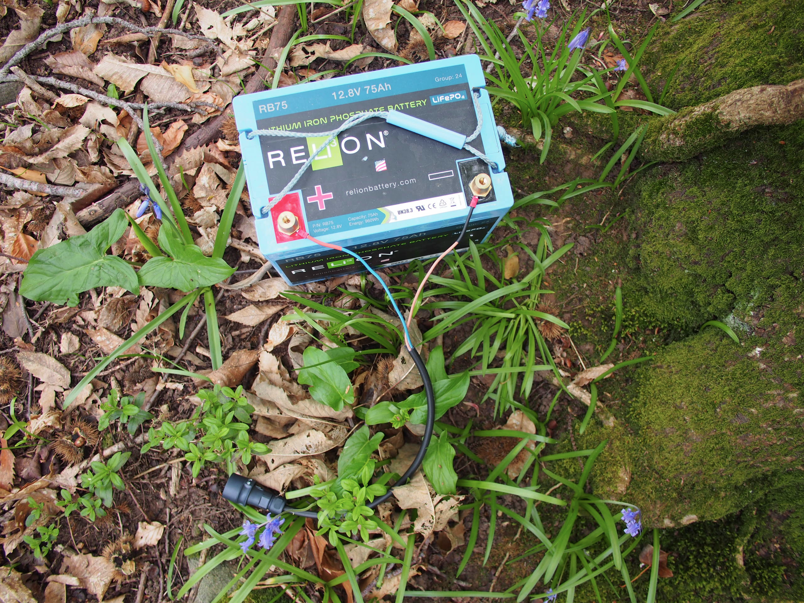 Leisure battery with post connectors