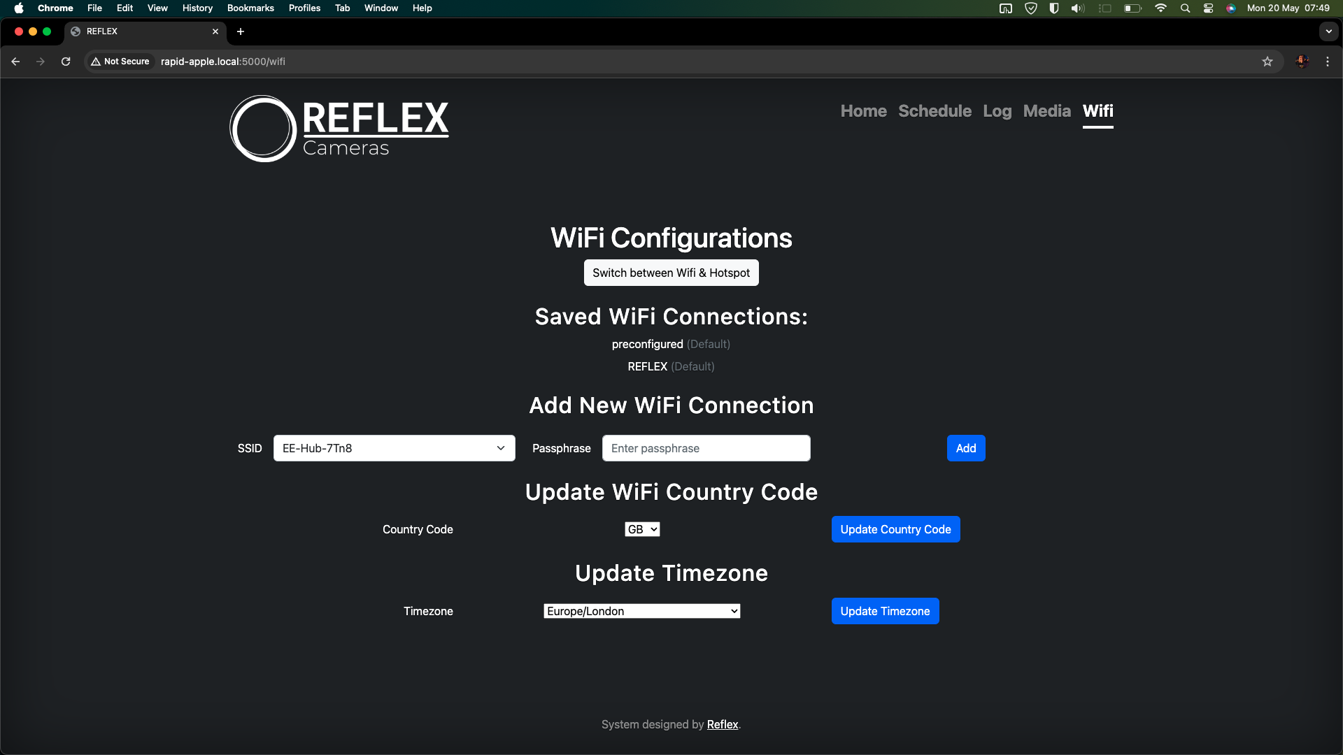 WiFi Page